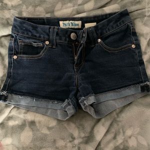 Paris blue shorts